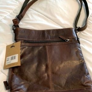 Jack Georges Hand made  Buffalo leather handbag